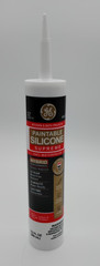 GE Supreme Paintable Silicone Caulk for Kitchen & Bathroom – 9.5 fl oz