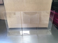 5×7 Clear Acrylic Sign Holder, Menu Holder, Picture Frame- set of 16