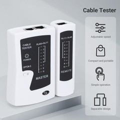 RJ45 Cable Tester Network Ethernet Wire Test Tool for LAN Gold