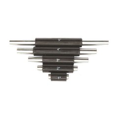 HFS(R) 0-6″X0.0001″ 6Pcs Premium Outside Micrometer Set Metal Frame Carbide Tip
