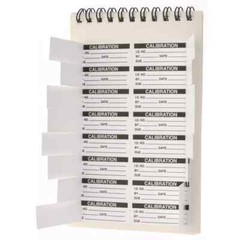 144 Count Clear Cover SPI Calibration Labels, 1-3/4″ x 5/8″ Black Print on White