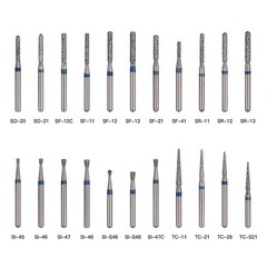 5Pcs Dental FG Diamond Burs for High Speed Handpiece Friction Grip AZDENT