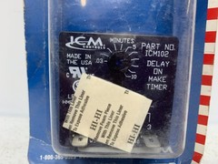 ICM Controls ICM102B Delay On Make Timer 1.5A Universal Voltage 10 Min Adj.