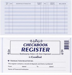 12 Pack Checkbook Register, Check Register Books For Personal & Work Use