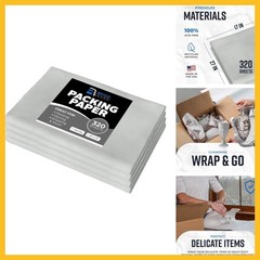 Bryco Goods Newsprint Packing Sheets for – – 320 Sheets of Newspaper – and Prote