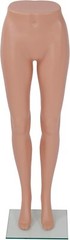 Female Plastic Mannequin Leg Form 43″ H Base Flesh Tone Legs Pants Shorts Skirts
