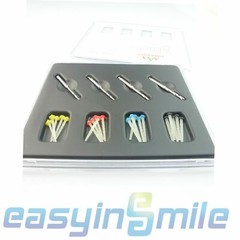 AAA Dental Endo Fiber Screw Post High-intensity Glass Quarts Post 4 Drills
