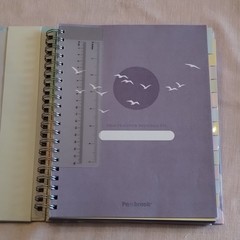 Penbrook Gratitude Planner Spiral Bound Pastel Clouds Cover 9.25×8.25
