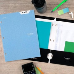 4 Pocket Paper Folders 6 Pack Fits 3 Ring Binder Holds 8.5 x 11 Letter Paper