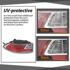 LED Inner Tail Light Rear Brake Lamp Left LX GX460 2014-2021 81681-60120 Red