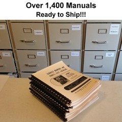 Fellows High Speed Gear Shaper 7, 7A Service Parts Manual 1606