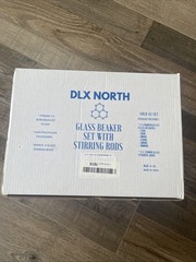 Beaker set 25 50 100 250 500 1000ML DLX North Borosilicate Glass Beakers Lab NEW