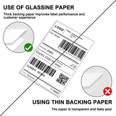 5ROLLS 62mmx100mm Shipping Label 2-3/7″x4″ Compatible Brother QL-810W DK-1202