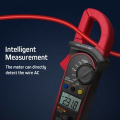 Digital Multimeter Tester AC DC Volt Ohm Amp Clamp Meter Auto Range LCD Handheld