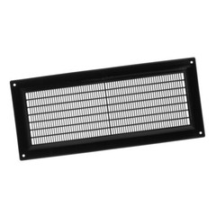 Black Vent Grille 130mm X 300mm / 12.7cm X 30.5cm Flat Vent