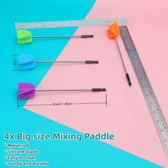 Silicone Resin Mixer Epoxy Mixer Paddles,Reusable Reusable Paint and Resin Mi…