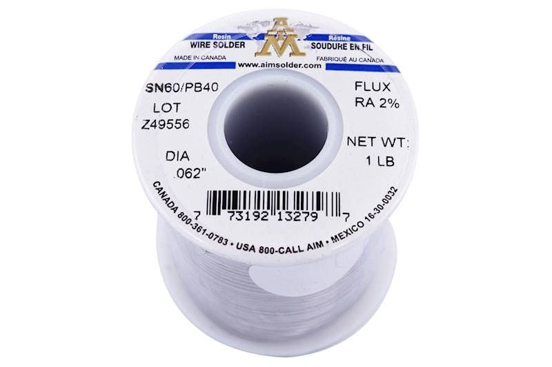 Solder 60-40 Tin Lead Rosin Core Solder Wire for Electrical Soldering 0.062in…
