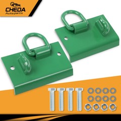 2Pcs Bolt on Grab Hooks D Rings For John Deere Compact Tractor 1025R 2032R 3320