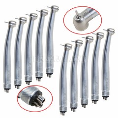 10 PCS Dental High Speed Handpiece Push Button Turbine 4 Hole NSK Pana Max Style