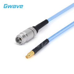 2.4mm Female to GPPO Female .086″ Semi-flexible Coax Cable, FEP Jacket, DC-50GHz