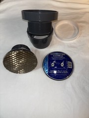 3″ x 4″ floor drain Clean out 5” Bronze Cover floor drain adjustable grill