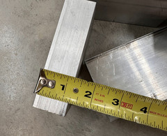 Aluminum 6061 T6 Drop Block Plate Remnant 1 1/4 X 3 X 4 1/2