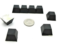 3/4″ Square Pyramid Peel & Stick Rubber Bumpers for Panels & Shop Fixtures