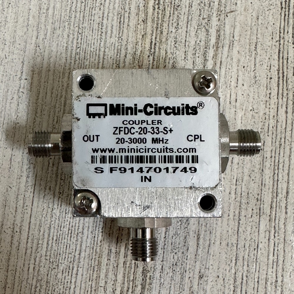 mini-circuits ZFDC-20-33-S+ 20.5 dB Directional Coupler, 20 – 3000 MHz, 50Ω