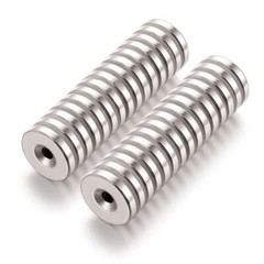 Countersunk Ring Round Disc Strong Neodymium Magnets Rare Earth with Hole 5mm