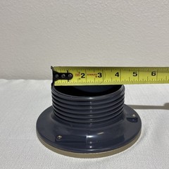 Sioux Chief 832-4HNR Finish Fixture for Adjustable Floor Drain PVC Round 6-1/2″