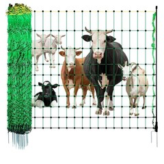 Electric Netting Fence Kit Sheep Fencing 42″H x 164’L with Posts Spikes