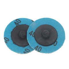 50 Pack 2 Inch (40 Grit) Green Zirconia Quick Change Sanding Discs Type R