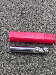 4Flute Solid Carbide End Mill 1/2-inch Diameter x 3-inch Length x 1/2-inch Shank