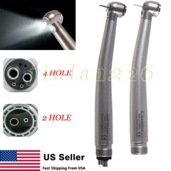 Sirona Style Dental High Speed Handpiece LED Fiber Optic Torque Push 2/4Holes