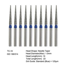 Dental Burs Diamond FG High Speed Round End Taper Ball Football Cylinder Coarse