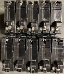 LOT OF 10 SIEMENS QA115AFCN 15A AFCI PLUG ON NEUTRAL (NO PIGTAIL WIRE) NEW