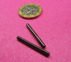 Steel Coiled Spring Pin, 3/32″ Diameter x 1.00″ Length, 100 pcs