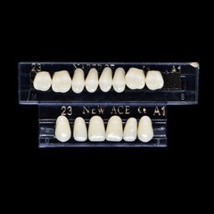 1-10 Boxes Dental Acrylic Resin Denture 23# A1 Full Sets Teeth Upper Lower Shade
