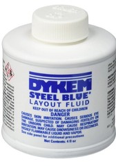 80300 Steel Blue Layout Fluid, Brush-in-Cap (4oz)