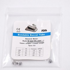 1040 Dental ligature Ties Buccal Tube MBT Roth Edgewise 1st 2nd 018 022 Bondable