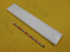 .720″ x 2″ x 11 3/4″ WHITE NYLON FLAT STOCK plastic machinable sheet bar