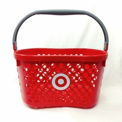 Target Full Size Basket Handle Red Bullseye Logo Shopping Consumer Cosplay