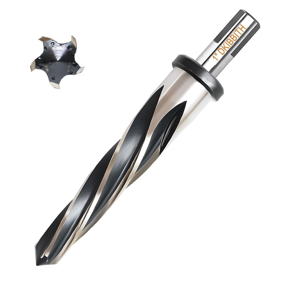 1” Bridge Construction Reamer Drill Bit, M2 HSS Taper Chucking Reamer for Steel