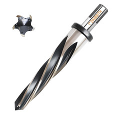 1” Bridge Construction Reamer Drill Bit, M2 HSS Taper Chucking Reamer for Steel