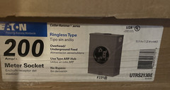 Eaton 200 Amp Meter Socket Ringless Underground New UTRS213AE