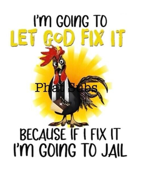 Sublimation Print Let God Fix It Ready To Press Heat Transfer
