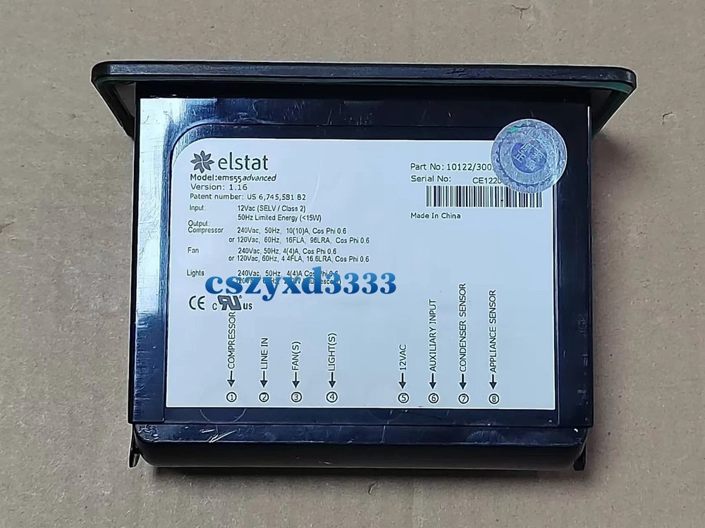 Elstat EMS55 Thermostatic Temperature Controller Part 10122-3001