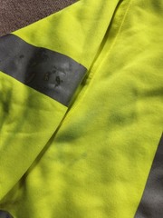 Spiewak VizGuard Hi-Vis Yellow/Gray Full Zip Hooded Fleece Jacket 6XL NWT