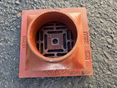 MIFAB F1420-TA-4 FLOOR DRAIN /8” SQUARE ADJUSTABLE TRACTOR GRATE DRAIN STRAINER
