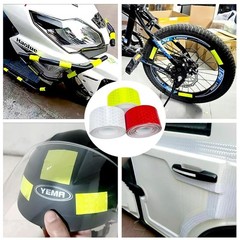 Reflective Tape 1 Inch x 30 Feet 3 Rolls Waterproof Safety Warning Strips for